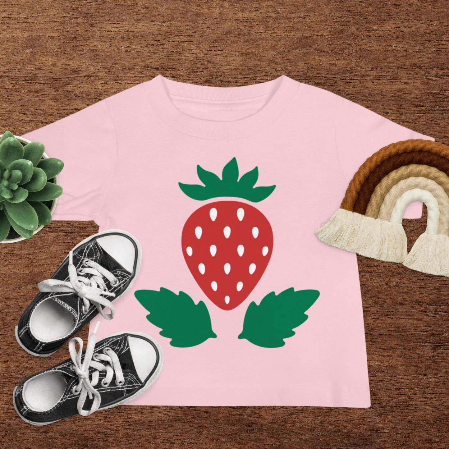 Baby Jersey Short Sleeve Tee STRAWBERRY