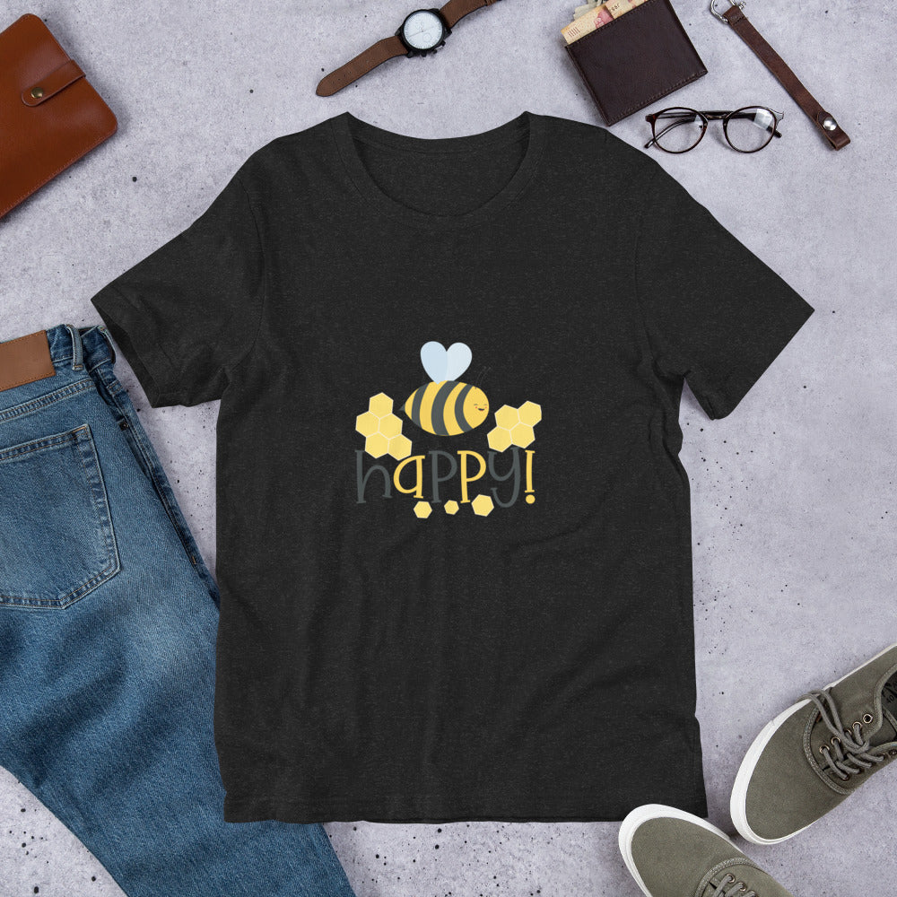 Bee Happy Unisex t-shirt