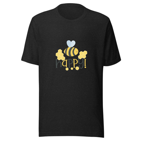 Bee Happy  Unisex t-shirt